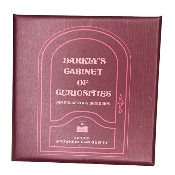 Darkly Bookish Box Nightshade Duology Cabinet of Curiosities Pin - December 2024 - Picture 6 of 7